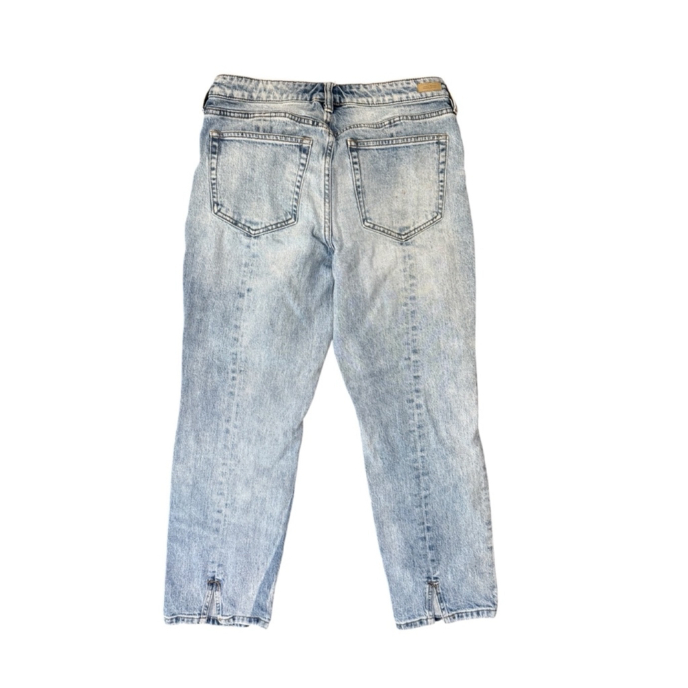 Liverpool Womens Stonewash Blue Crop Boyfriend Distressed Ripped Sz 8/29​​​ - Picture 8 of 9
